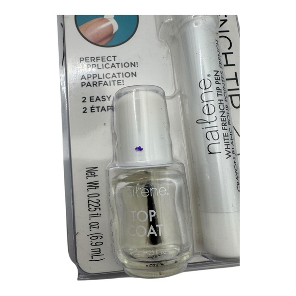 Nailene French Tip 2 Go White French Tip‎ Pen & Top Coat Set – Lot of 3 - Picture 4 of 9